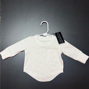 NWT Little Bipsy Long Sleeve Pocket Tee